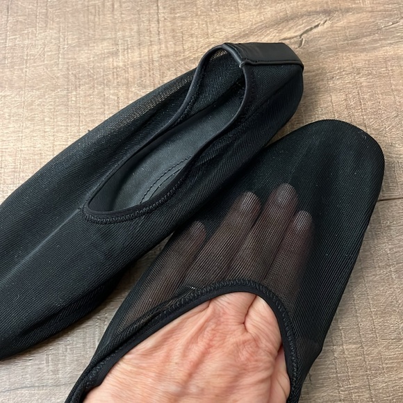 H & M Mesh ballet flats.  Worn once. Super chic. - Picture 2 of 2